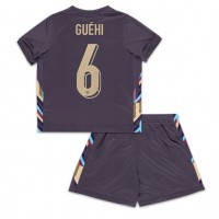 Camisa de time de futebol Inglaterra Marc Guehi #6 Replicas 2º Equipamento Infantil Europeu 2024 Manga Curta (+ Calças curtas)